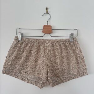 BRANDY MELVILLE John Galt Floral Print Shorts